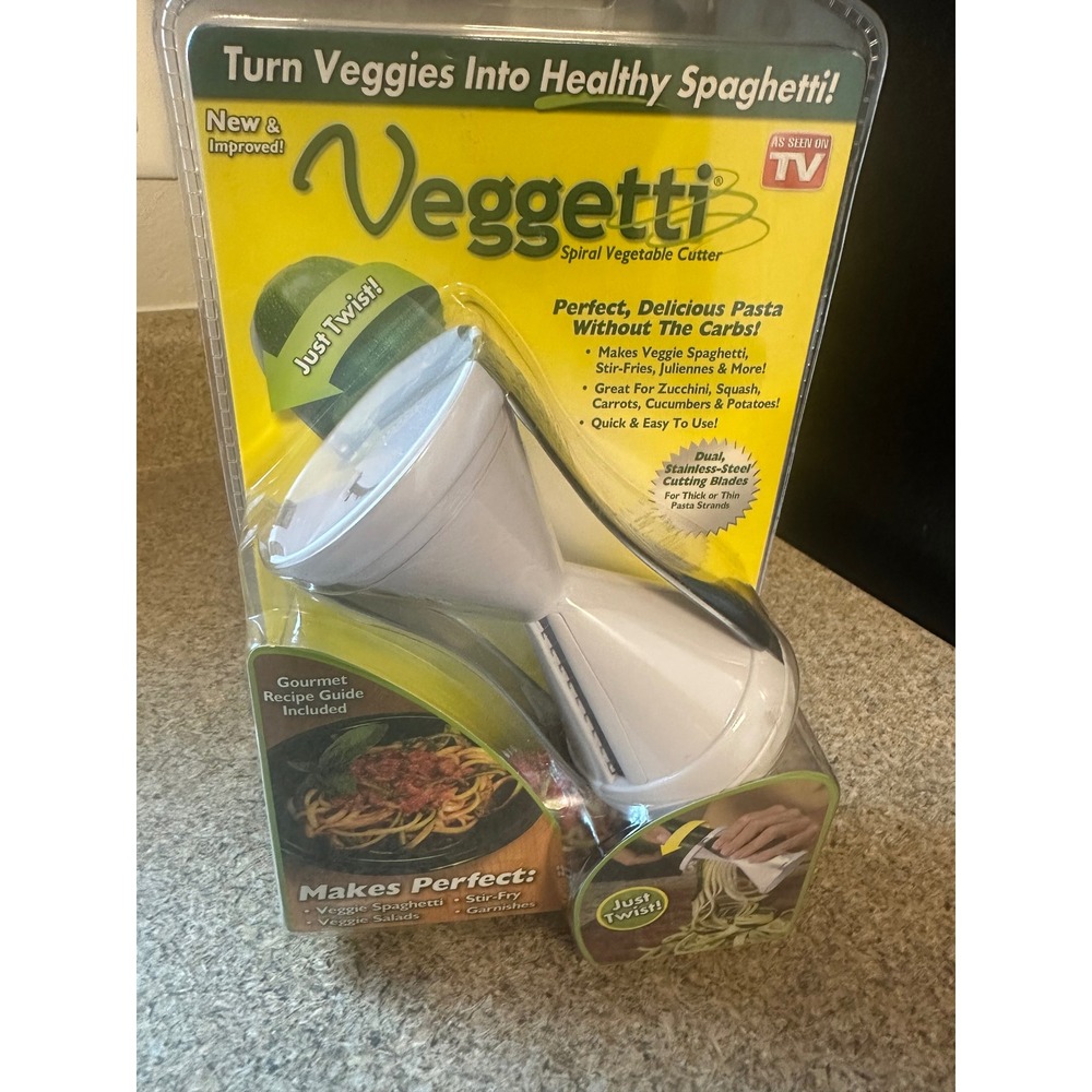 Veggetti Spiral Vegetable Cutter As Seen On TV New Sealed Veggie Pasta Maker